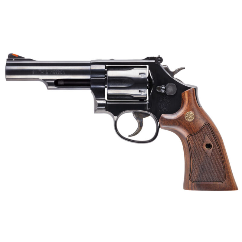 Smith & Wesson Model 19 Classic Double Action/Single Action 357 Magnum/38 Special +P 4.25″ Barrel 6 Rounds Blue Finish