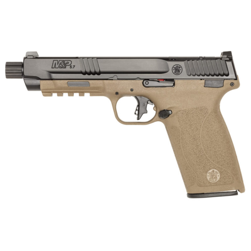 Smith & Wesson M&P Semi-automatic 5.7X28MM 5″ Threaded Barrel 22 Rounds Flat Dark Earth Frame