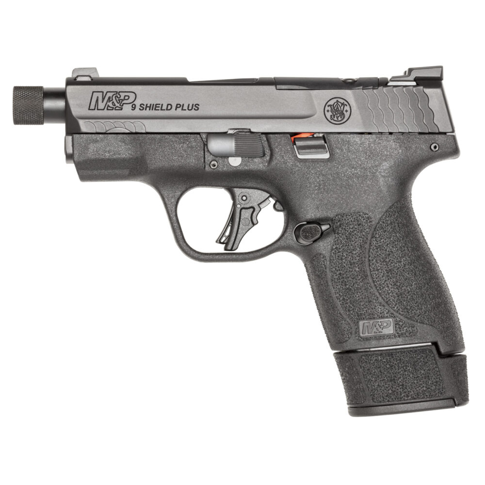 Smith & Wesson M&P9 Shield Plus Striker Fired 9MM 3.7″ Barrel Threaded 1/2X28 Black