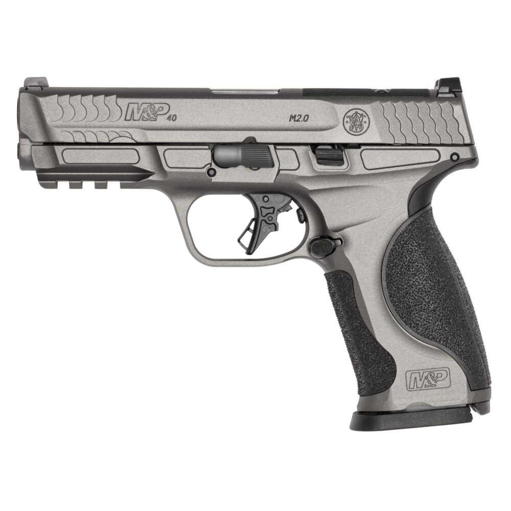 Smith & Wesson M&P M2.0 Metal Semi-automatic 40 S&W 4.22″ Barrel 15 Rounds Tungsten Gray