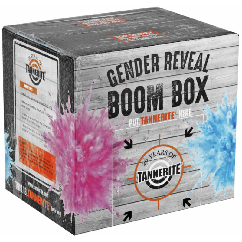Tannerite Gender Reveal Kit Target 1 Pound Target 10 Pounds Color Blaze Powder Blue Color