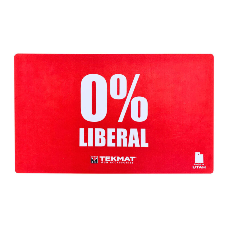 TekMat Door Mat Zero Percent Liberal 25″x42″ Red