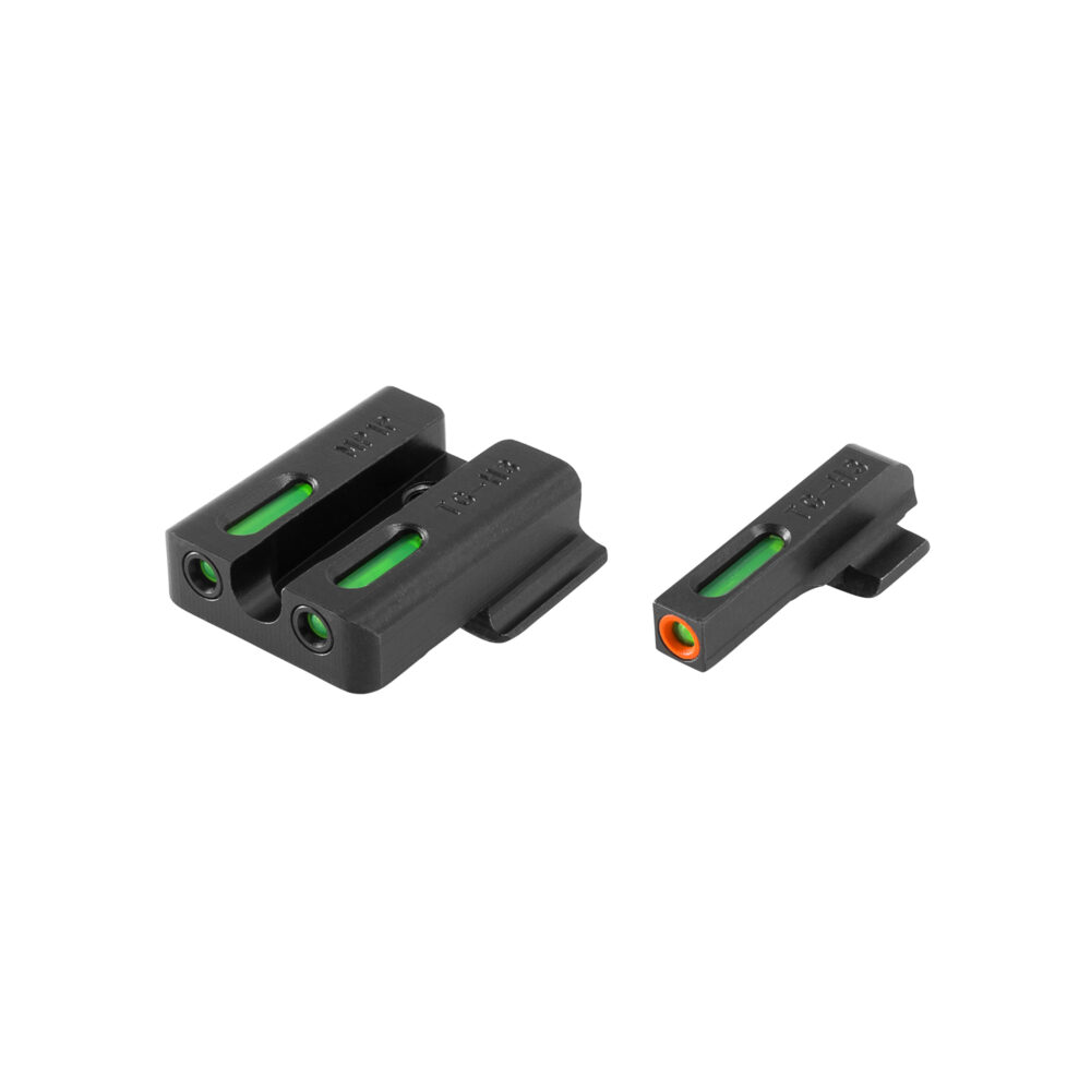 TRUGLO Brite-Site TFX Pro Tritium/Fiber-Optic Sight 24/7 Brightness Orange Ring on Front Sight