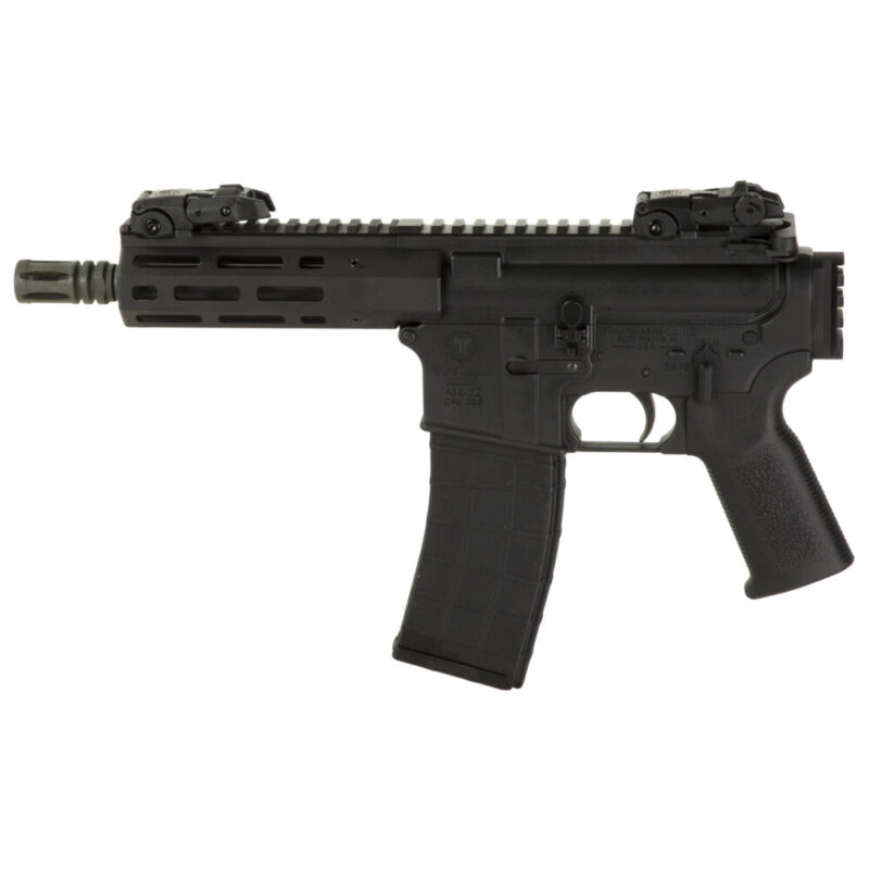 Tippmann Arms Company M4-22 Micro Compact Semi-automatic 22 LR 7″ Barrel A2 Birdcage Flash Hider Black