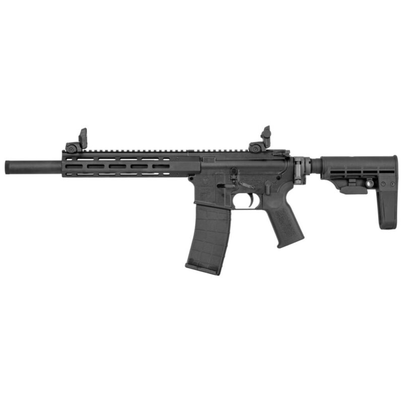 Tippmann Arms Company M4-22 ELITE Bug Out ISS Integrally Suppressed Pistol 22LR 12″ Integrally Suppressed Barrel T5 Armbrace Black