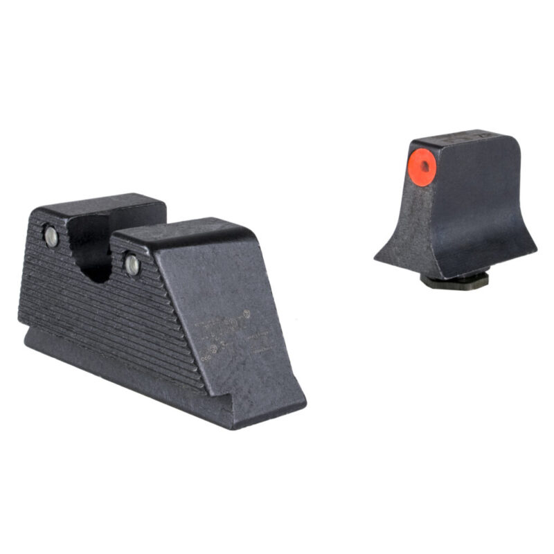 Trijicon Suppressor/Optic Height HD XR Night Sight Set Green Tritium with Orange Outline Front