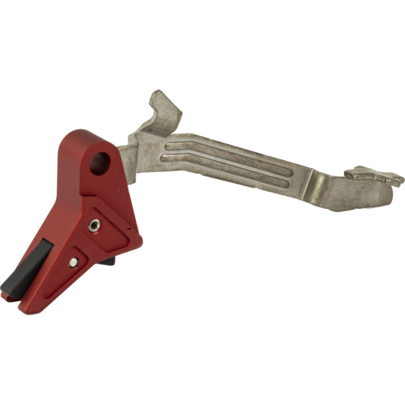 True Precision Axiom Trigger & Trigger Bar Fits Glock 43/43X/48 Black with Red Safety