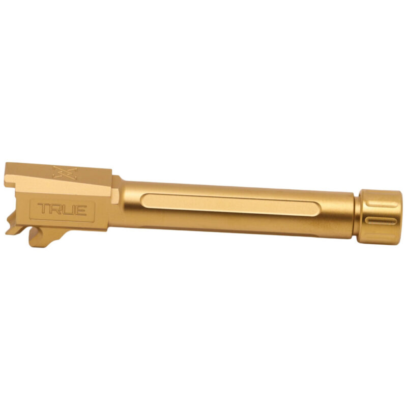 True Precision Barrel 9MM Fits P365 Fuse 1/2X28 Thread Pitch Gold