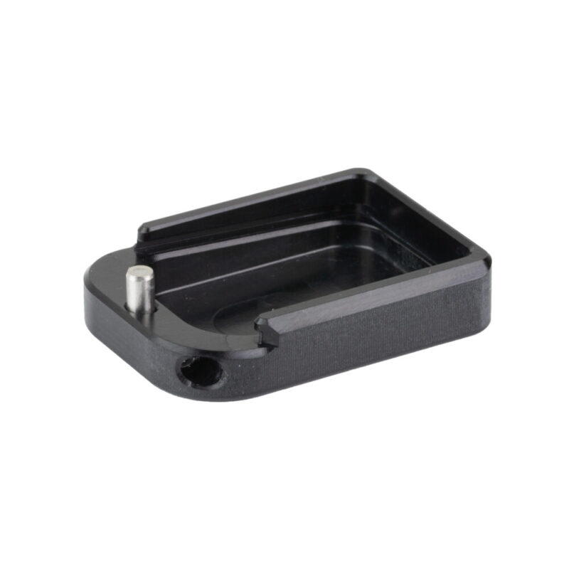 Taran Tactical Innovation Base Pad Magazine Extension +2 Rounds of 9MM Black