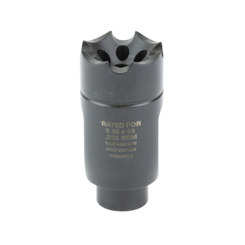 Ultradyne USA ATHENA Linear Compensator 223 Remington/5.56 NATO Fits AR-15s with 1/2X28 Threads 416 Stainless Steel Black