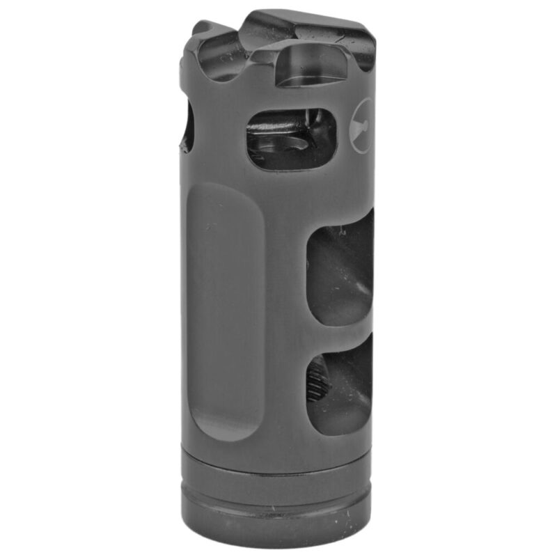 Ultradyne USA Pulse Compensator Muzzle Brake with Timing Nut AR 223 Remington/5.56 NATO 1/2X28 Thread 416 SS Black Nitride Finish