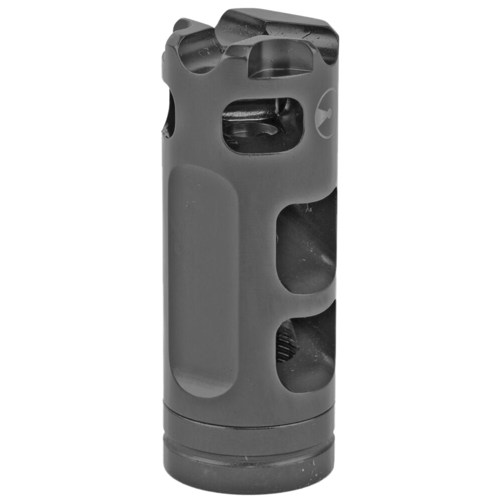 Ultradyne USA Pulse Compensator Muzzle Brake with Timing Nut AR 223 Remington/5.56 NATO 1/2X28 Thread 416 SS Black Nitride Finish
