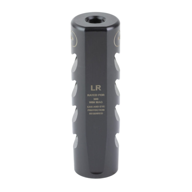 Ultradyne USA Apollo S Compensator Muzzle Brake with 1″ Timing Nut AR 308 Winchester/7.62NATO 5/8X24 Thread Pitch Black