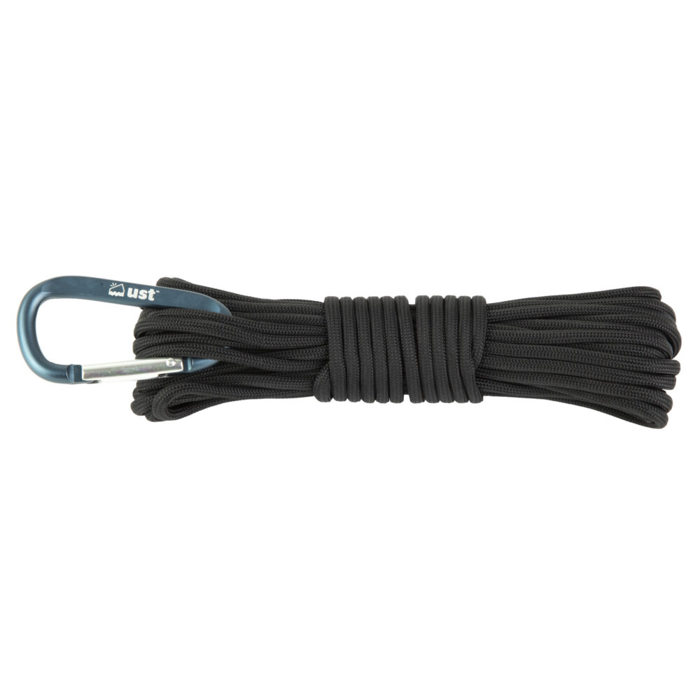 UST – Ultimate Survival Technologies Para 550 Utility Cord 30 Foot 100% Nylon Black