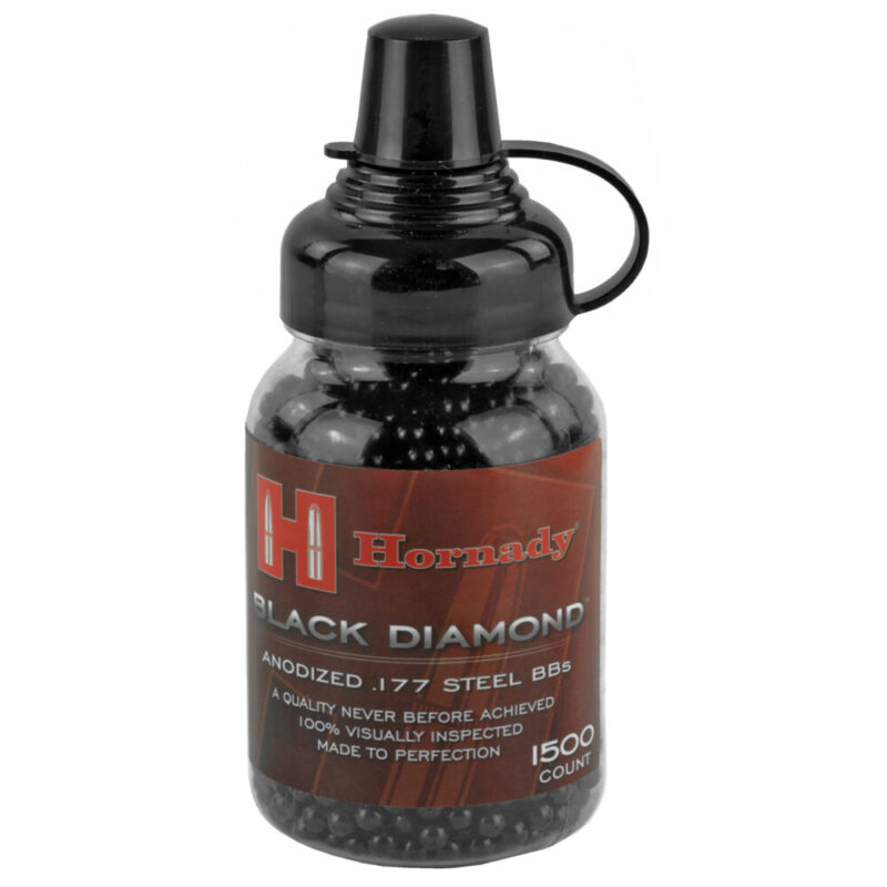 Umarex Hornady Black Diamond .177 Steel BBs Bottle of 1500