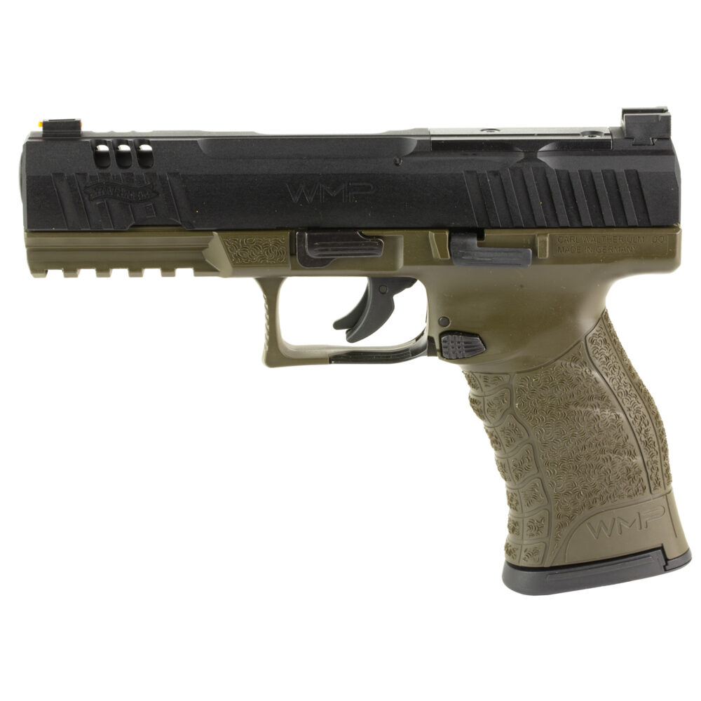 Walther WMP Semi-automatic 22 Winchester Magnum 4.5″ Barrel 3 Dot Adjustable Sights