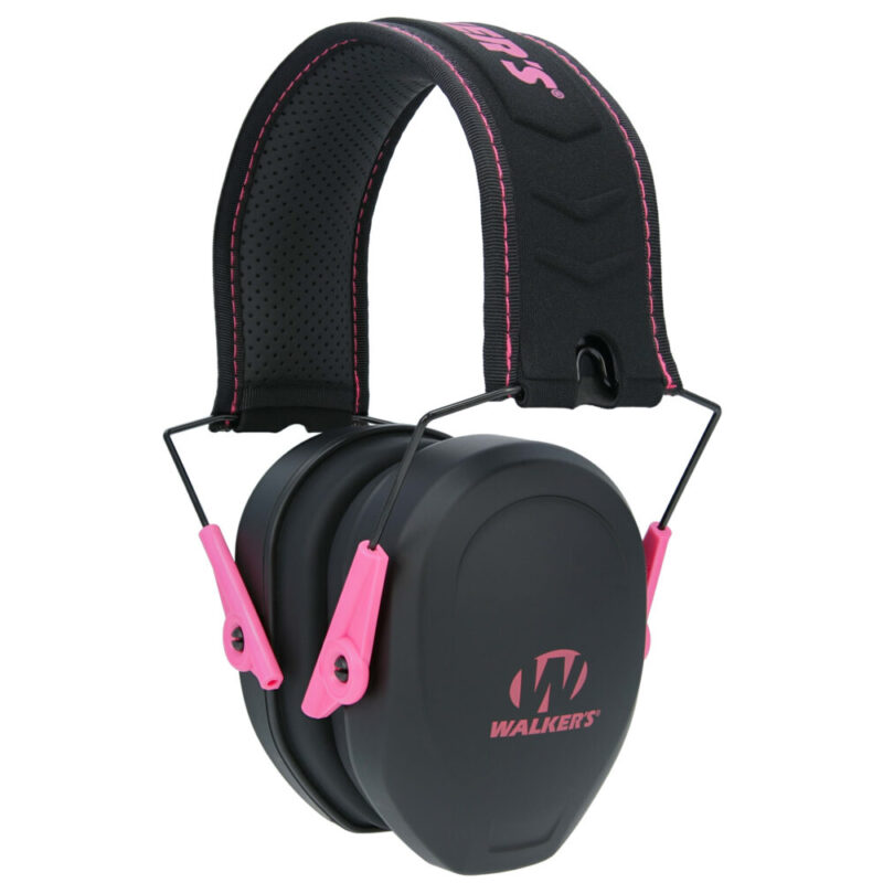Walker’s Razor Compact Passive Earmuff Pink