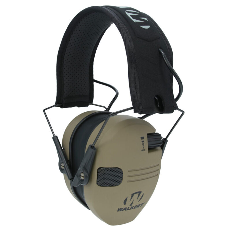 Walker’s Razor Compact Electronic Earmuff Flat Dark Earth