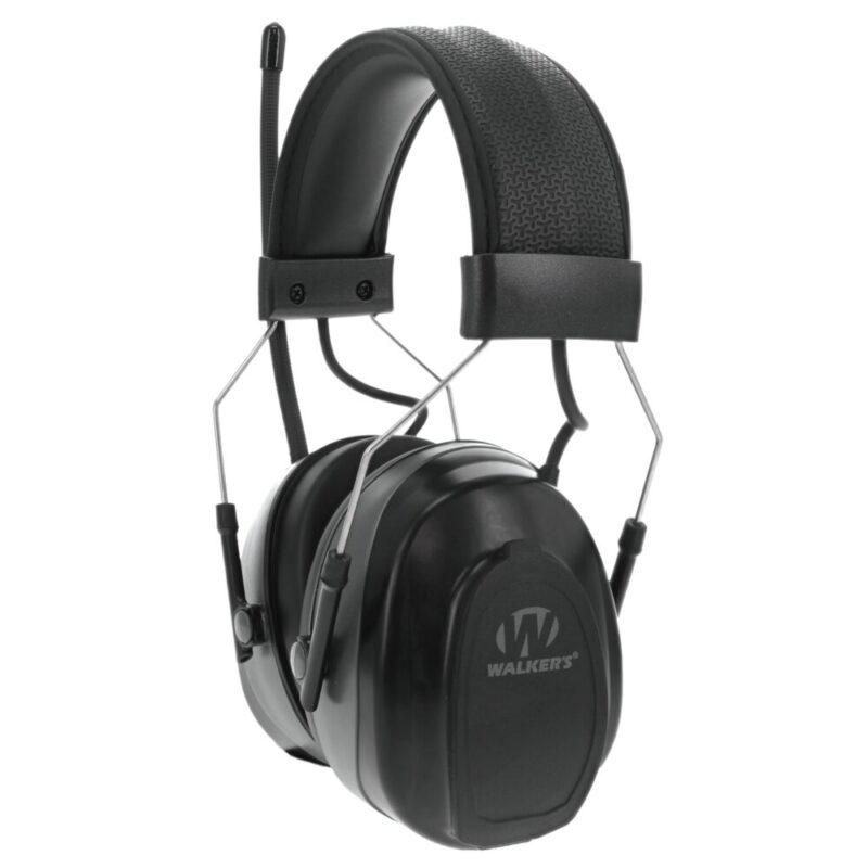 Walker’s Joblink Digital AM/FM Radio Ear Muff Built-in Radio Black