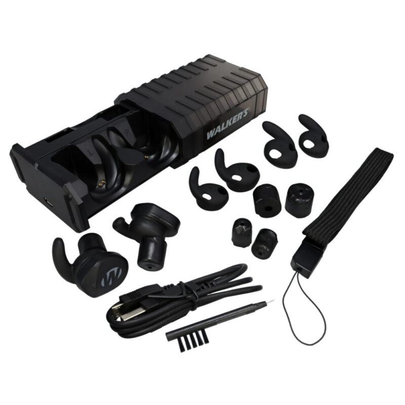 Walker’s Restrictor Electronic Ear Buds Black