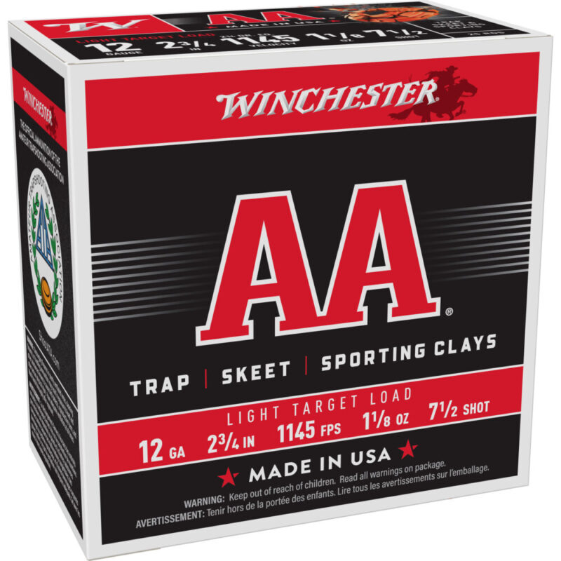Winchester Ammunition AA Target 12 Gauge 2.75″ #7.5
