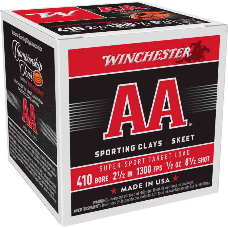 Winchester Ammunition AA Supersport Sporting Clay 410 Bore 2.5″ #8.5 Shot
