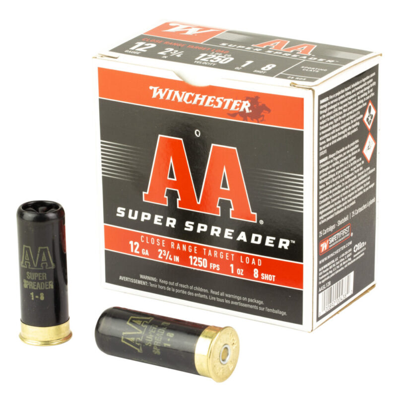 Winchester Ammunition AA Spreader 12 Gauge 2.75″ #8 5 Pellets