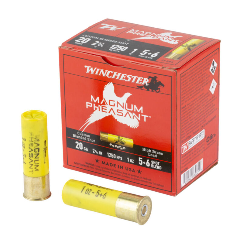 Winchester Ammunition Magnum Pheasant 20 Gauge 2.75″ #5/#6 Blend 25 Round Box