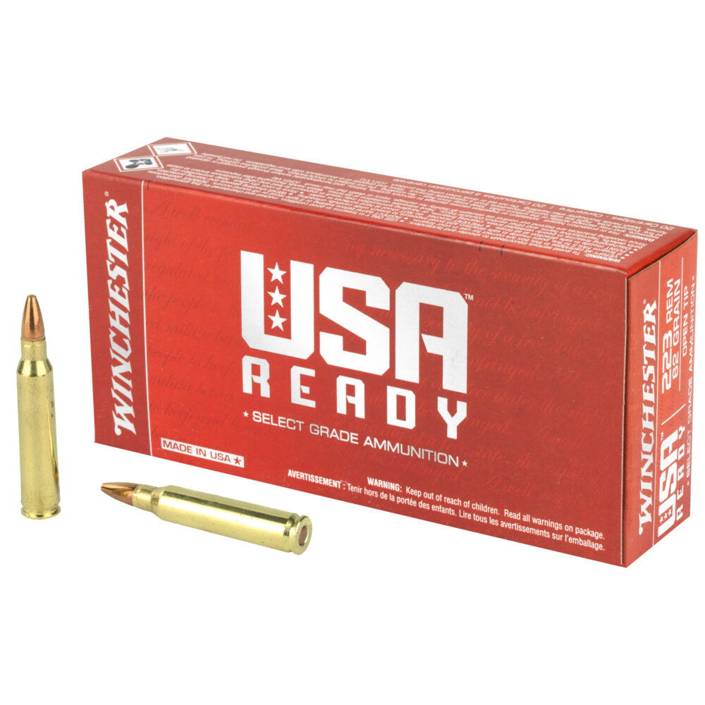 Winchester Ammunition USA Ready 223 Remington 62Gr 20 Round Box