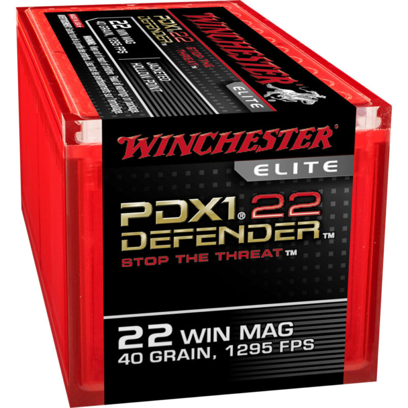Winchester Ammunition Defender Supreme Elite 22WMR 40 Grain PDX1