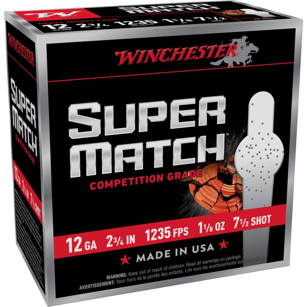 Winchester Ammunition Super Match Shotshell 12 Gauge 2.75″ #7 Shot