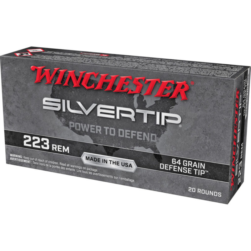Winchester Ammunition Silvertip 223 Remington 64 Grain 20 Round Box