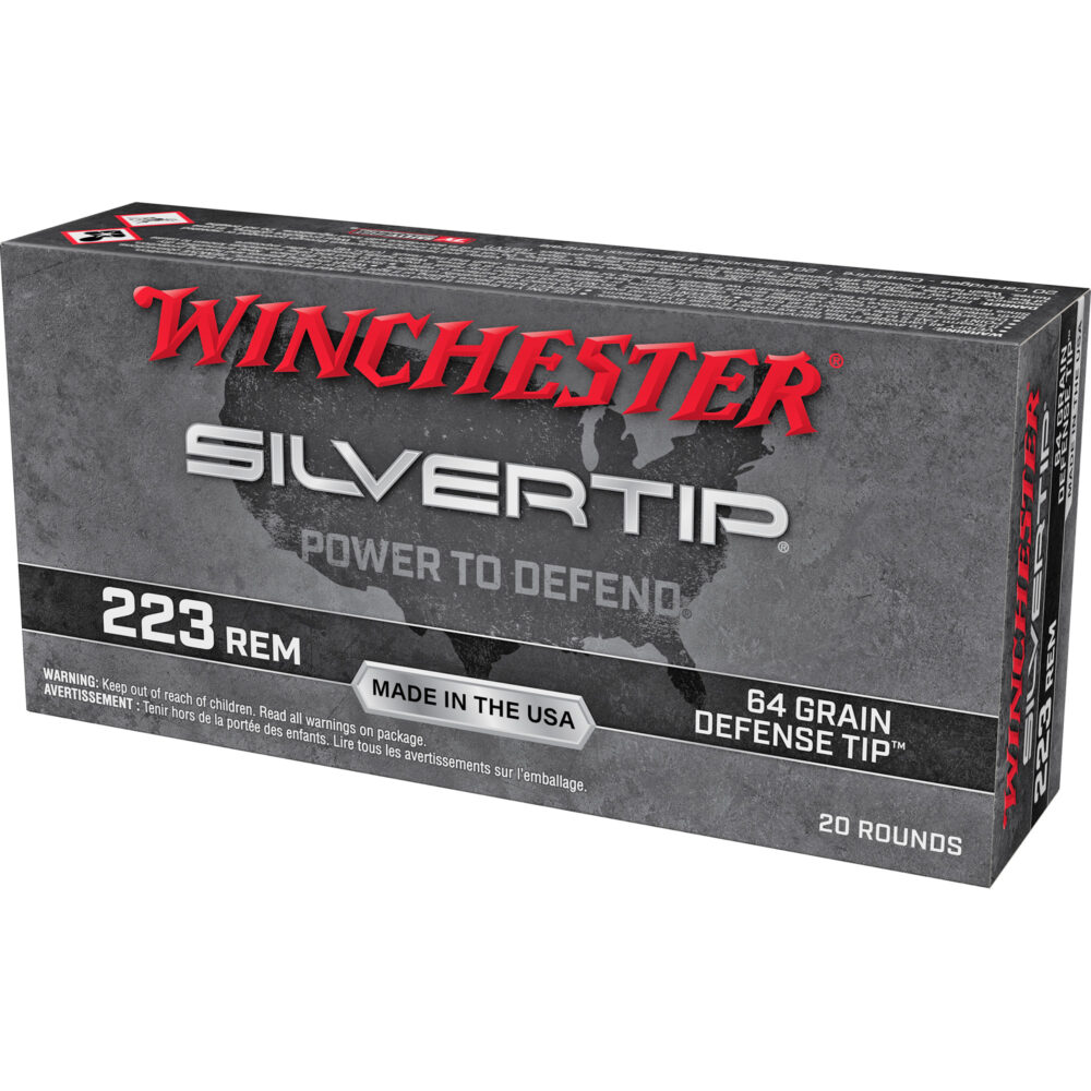 Winchester Ammunition Silvertip 223 Remington 64 Grain 20 Round Box