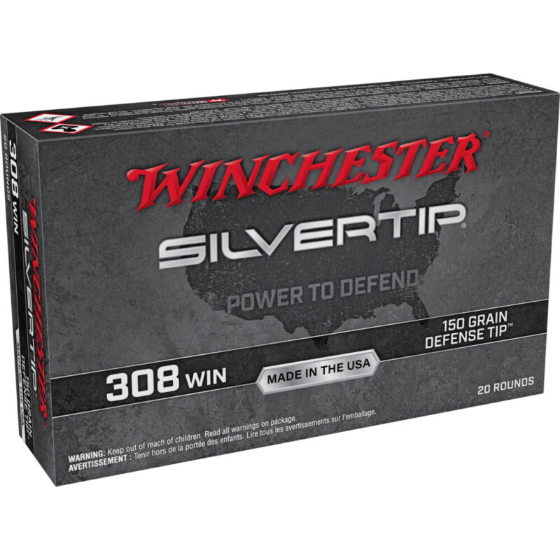 Winchester Ammunition Silvertip 308 Winchester 150 Grain 20 Round Box