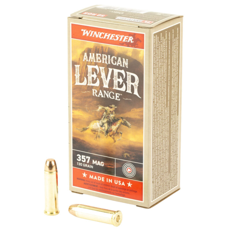 Winchester Ammunition American Lever .357 Magnum 130 Grain 50 Round Box