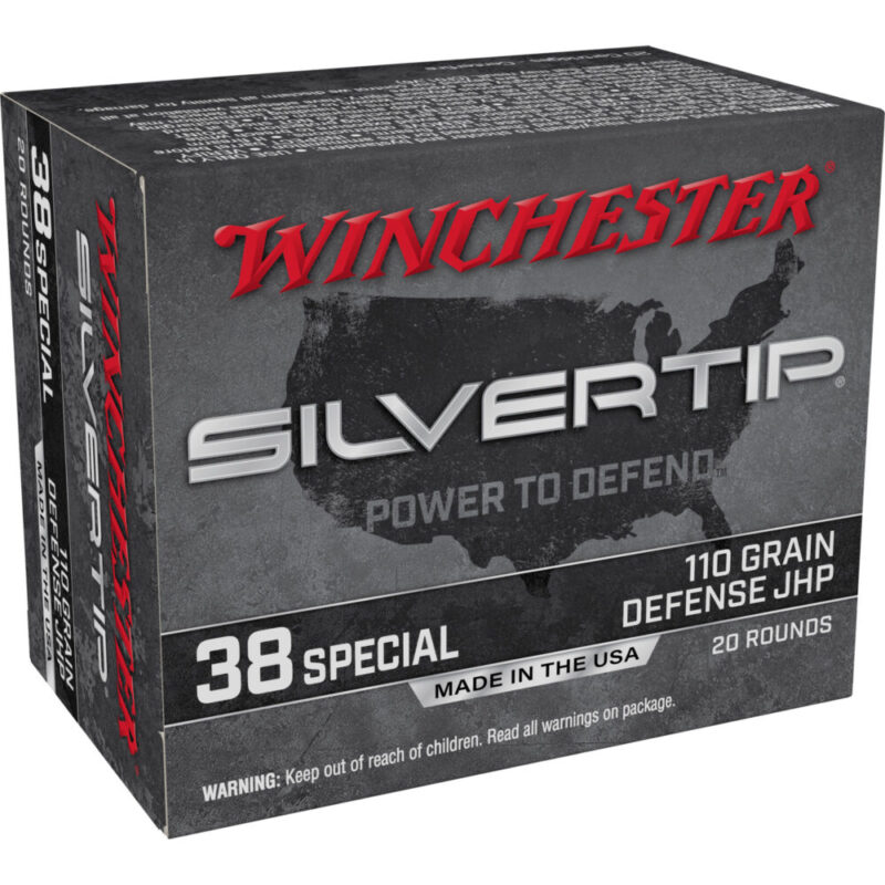 Winchester Ammunition Silvertip 38 Special 110 Grain 20 Rounds