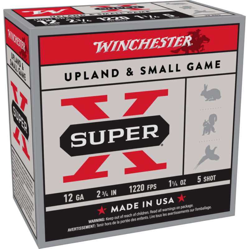 Winchester Ammunition SUPER-X HIGH BRASS 12 Gauge 2.75″ #5 25 Round Box