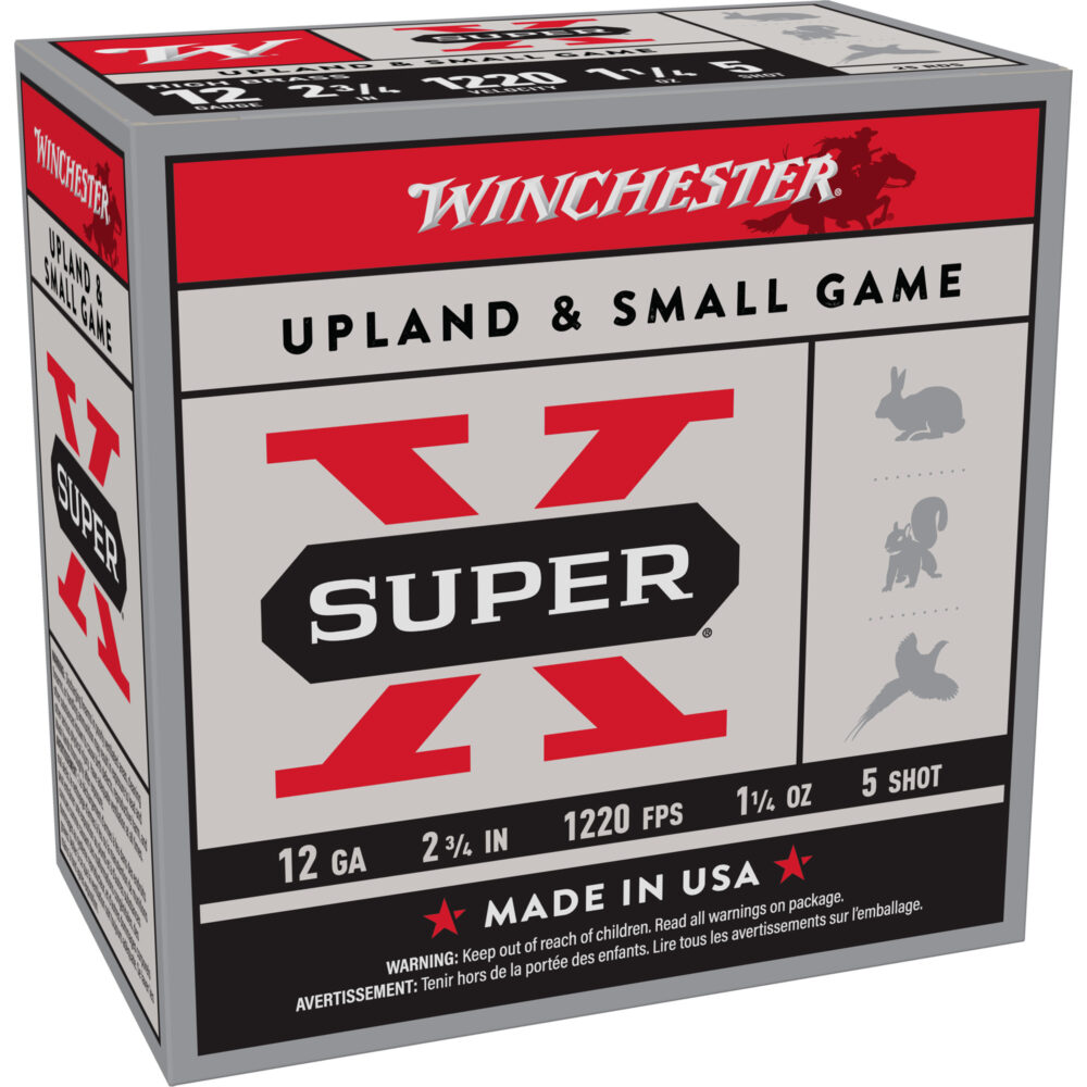 Winchester Ammunition SUPER-X HIGH BRASS 12 Gauge 2.75″ #5 25 Round Box