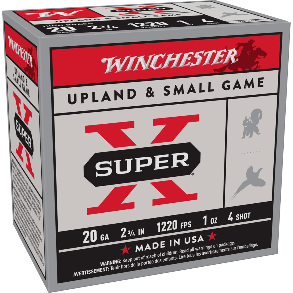 Winchester Ammunition Super-X 20 Gauge #4 2 3/4 Dram