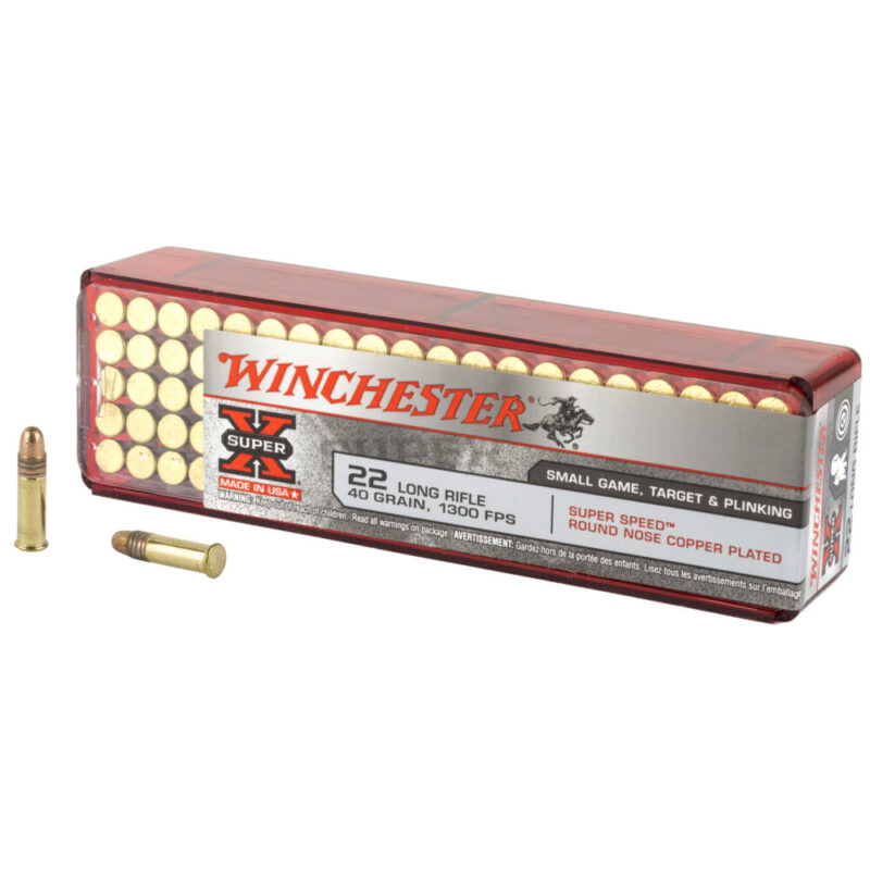 Winchester Ammunition Super-X 22LR 40 Grain 100 Round Box