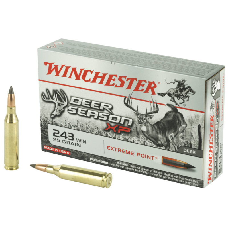 Winchester Ammunition Deer Season 243 Win 95 Grain 20 Round Box