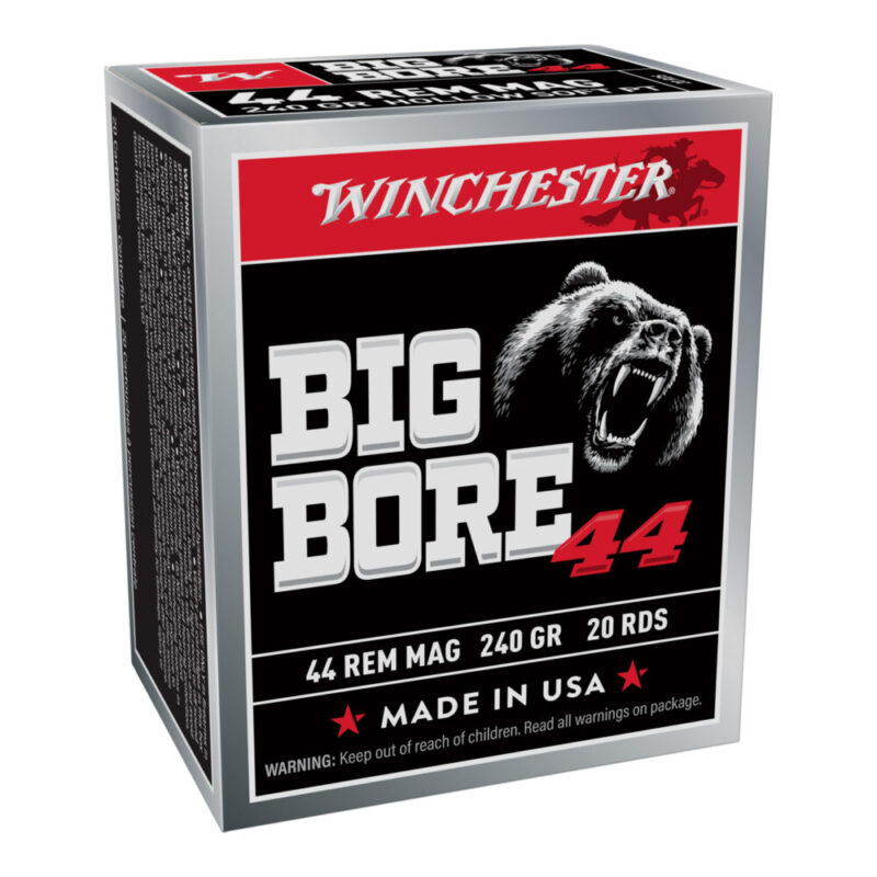 Winchester Ammunition Big Bore 44 Magnum 240 Grain 20 Round Box
