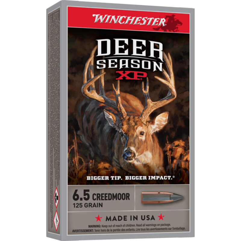 Winchester Ammunition Deer Season 6.5 Creedmoor 125 Grain 20 Round Box