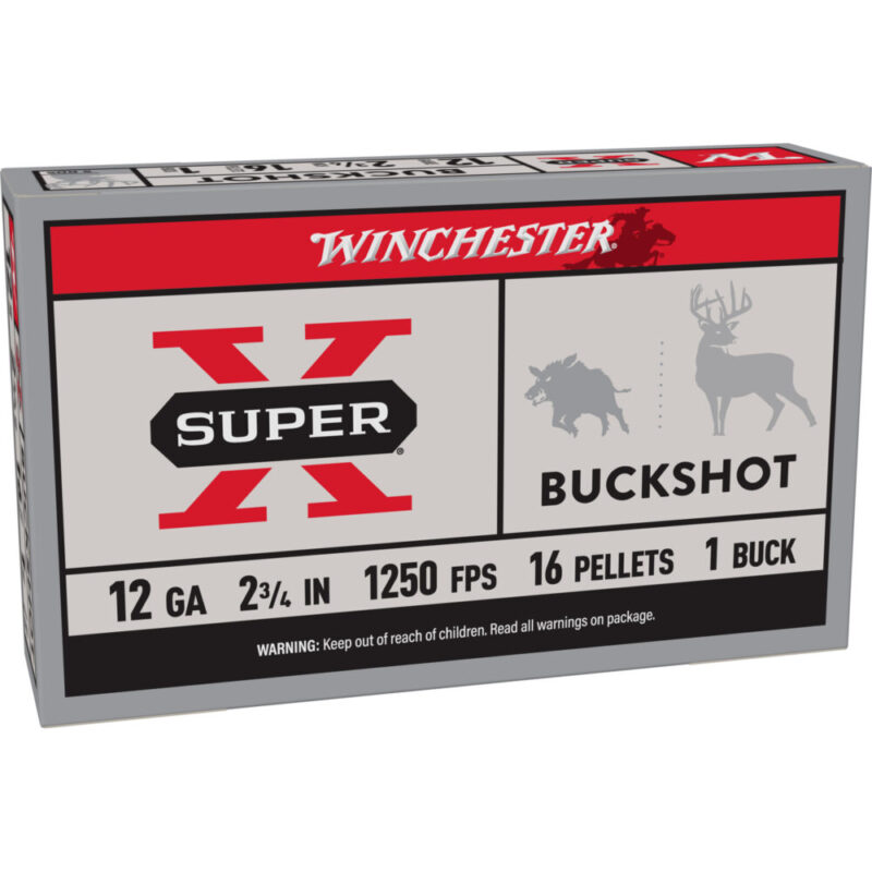 Winchester Ammunition Super-X 12 Gauge 2.75″ 1 Buck