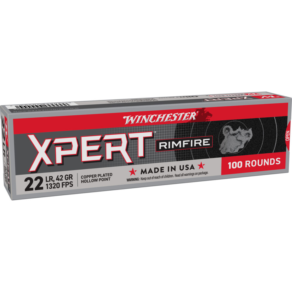 Winchester Ammunition XPERT RIMFIRE 22 LR 42 Grain 100 Round Box