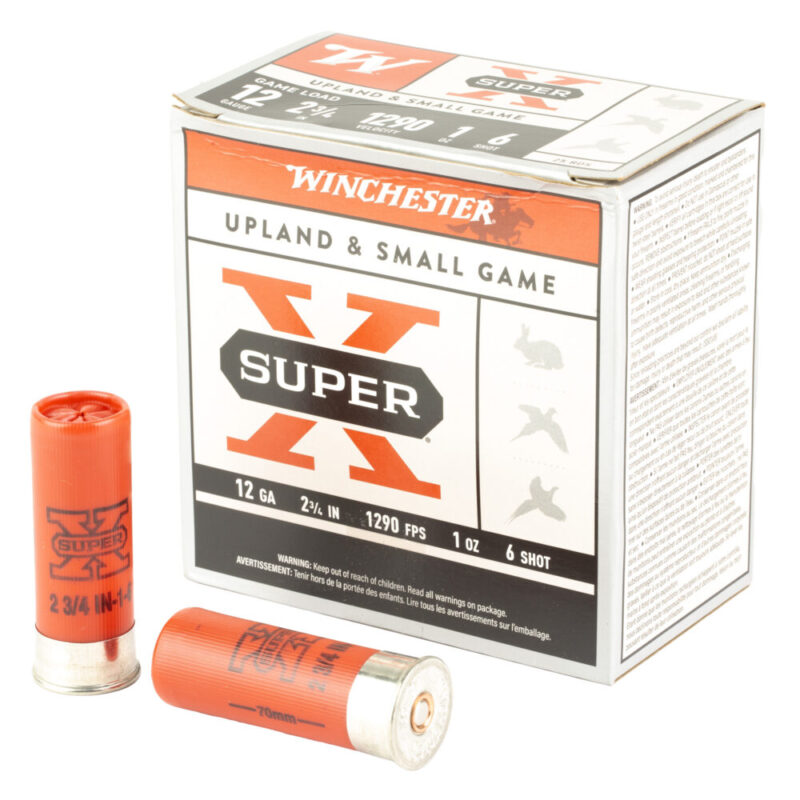 Winchester Ammunition Super-X 12 Gauge 2.75″ #6