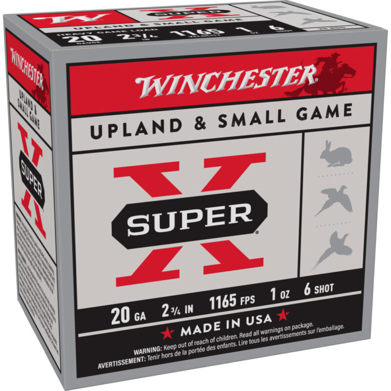 Winchester Ammunition Super-X 20 Gauge 2.75″ #6