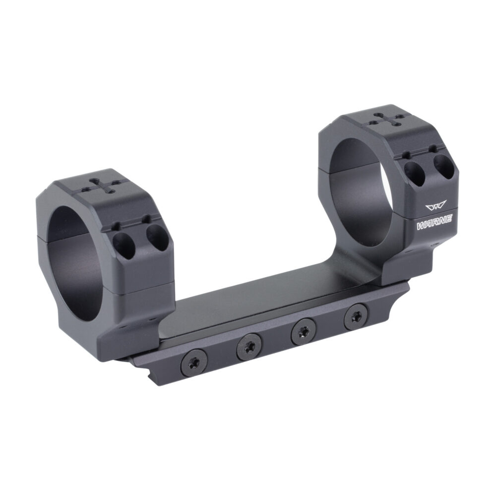 Warne Skyline Precision Mount MSR Ideal Height Fits 36MM Optic Black