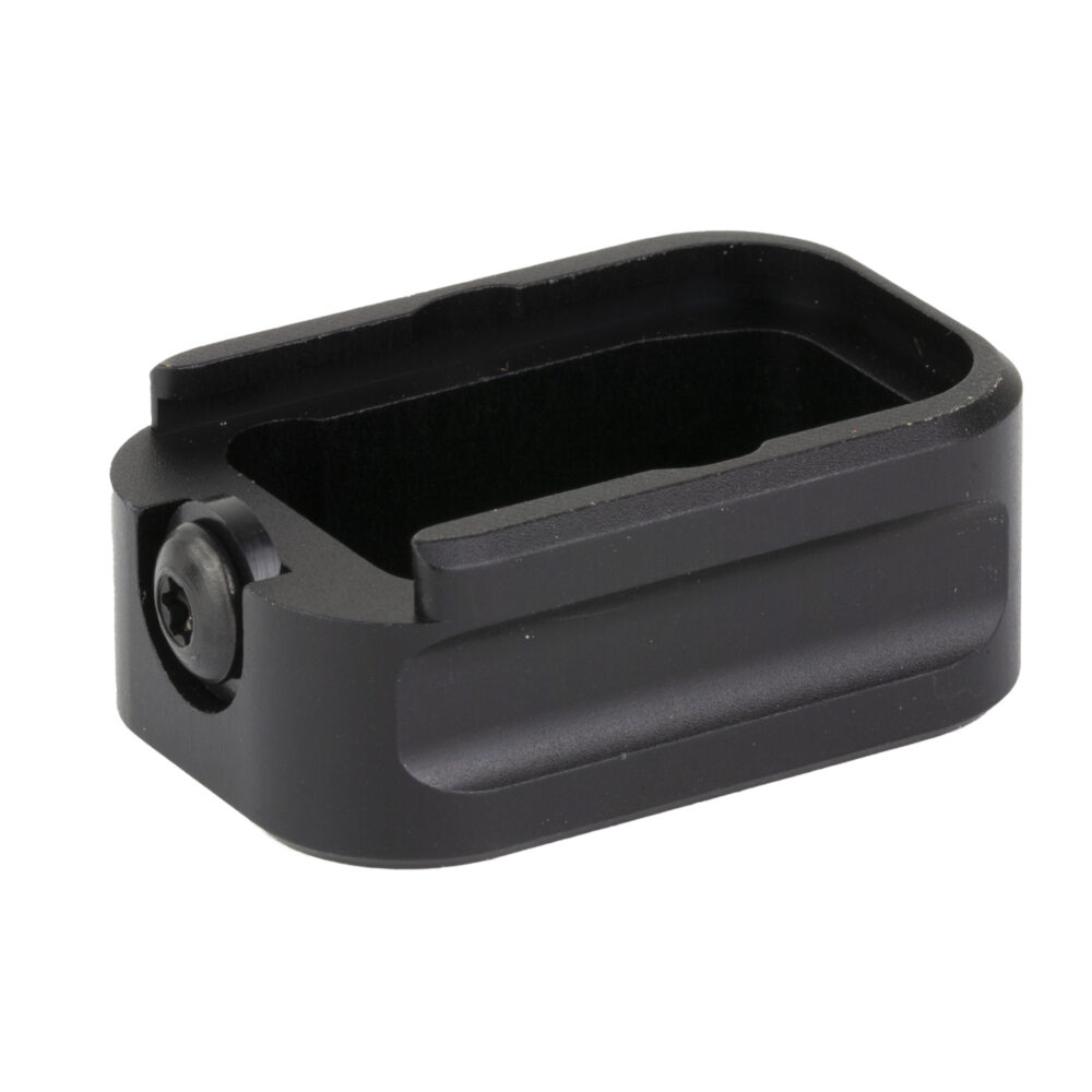Warne Magazine Extension Fits Glock 17/22 9MM/.40 S&W +3/+2 Black