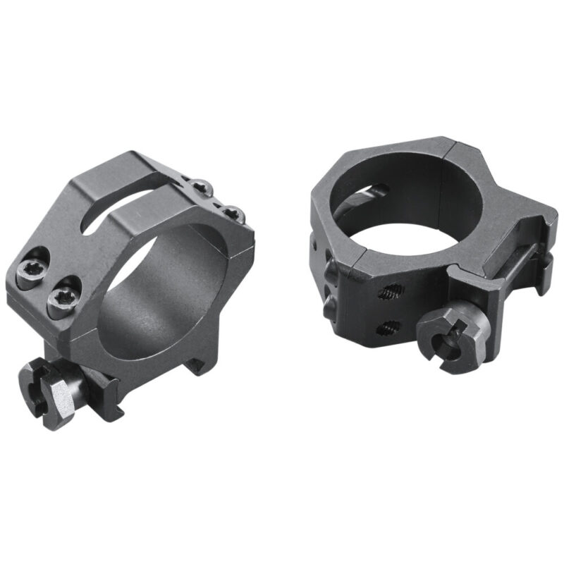 Weaver 4 Hole Tactical 30mm Medium Rings Black